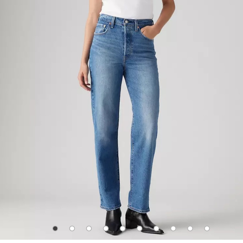Levi’s Ribcage straight ankle jeans